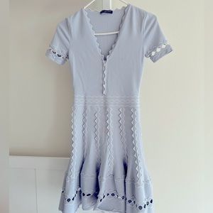 ALEXANDER MCQUEEN light blue dress (size XS)!